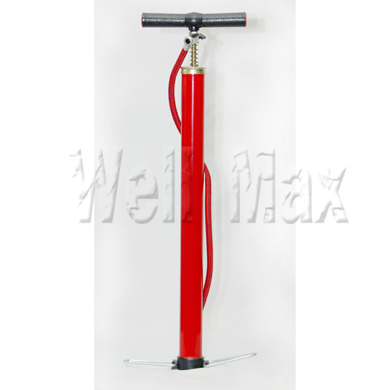 Inflation Air Hand Pump Red Color - Click Image to Close